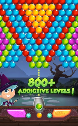 Bubble Shooter Halloween Witch截图1