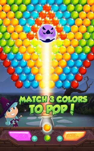 Bubble Shooter Halloween Witch截图4