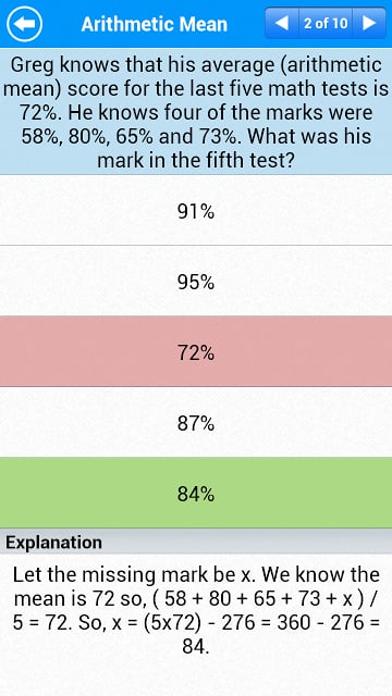 SAT Math : Data Analysis Lite截图1