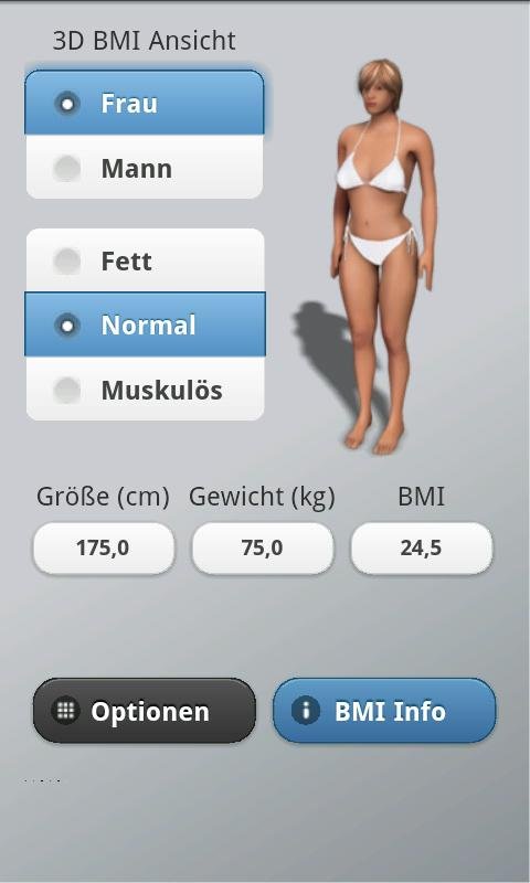 BMI 3D - free BMI Calculator截图10