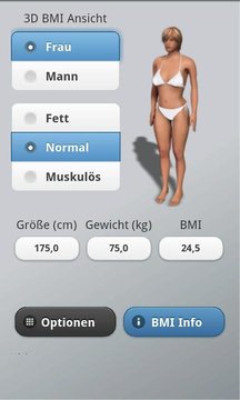 BMI 3D - free BMI Calculator截图