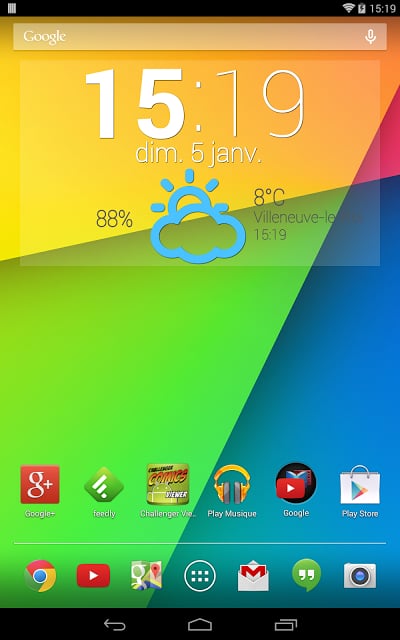 Easy Weather Clock Widget截图1