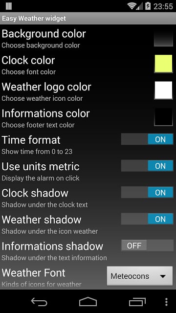Easy Weather Clock Widget截图6