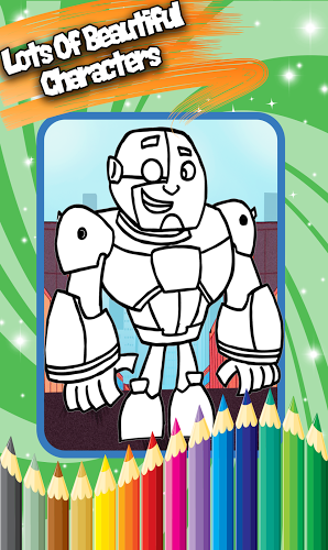 Coloring Book - Titans Go Fan截图4