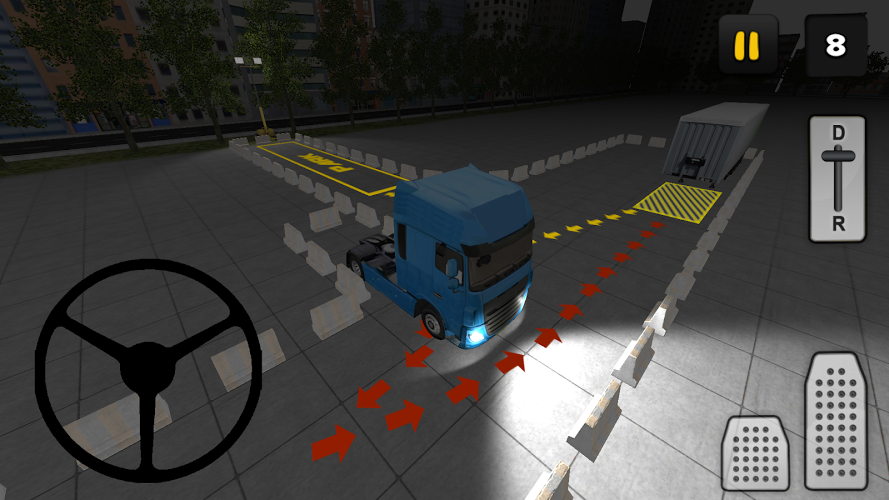 Night Truck Parking 3D截图5