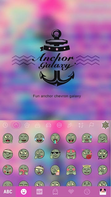 Anchor Galaxy Kika Keyboard截图6