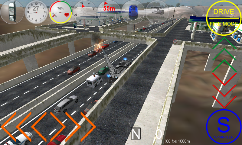 Duty Driver Firetruck FREE截图3