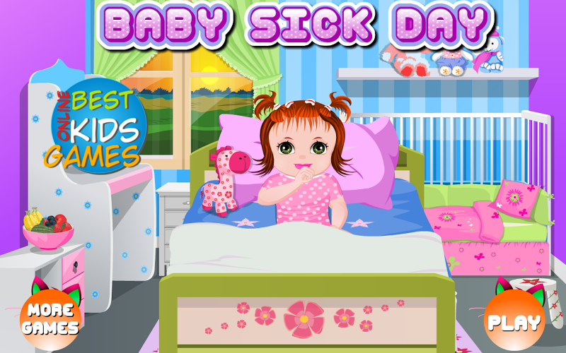 Kids Games: Baby Sick Day截图5