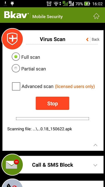 Bkav手机安全卫士截图2