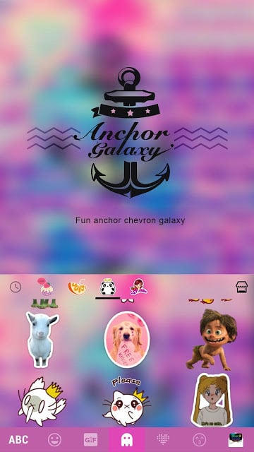 Anchor Galaxy Kika Keyboard截图1