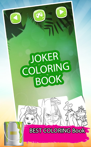 Suicide Joker Game Coloring截图3