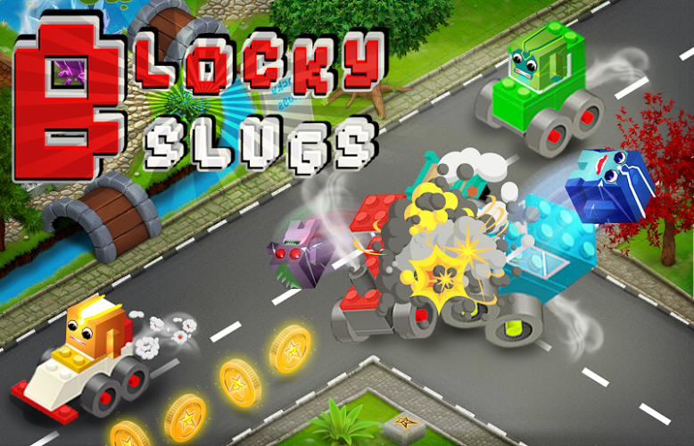 Subway Slugs Blocky Surf Dash截图5