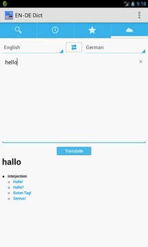 English&lt;-&gt;German Diction...截图