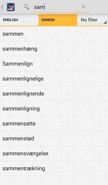 Danish&lt;&gt;English Dictionary截图6