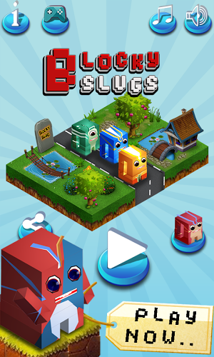 Subway Slugs Blocky Surf Dash截图1