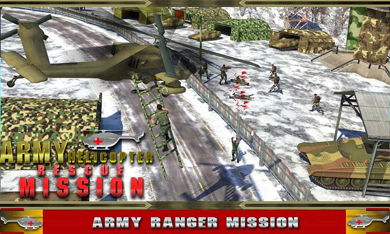 Army Helicopter Rescue Mission截图5