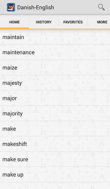 Danish&lt;&gt;English Dictionary截图4