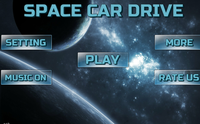 Space Car Drive Simulator截图1