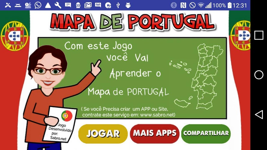 Jogo Mapa de Portugal截图4
