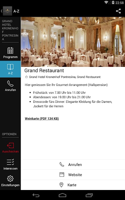 Grand Hotel Kronenhof截图2