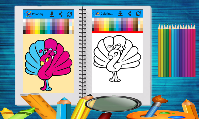 ✏️ Coloring Pages Animals Kids截图3