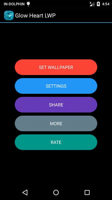 Glow Heart Live Wallpaper截图6