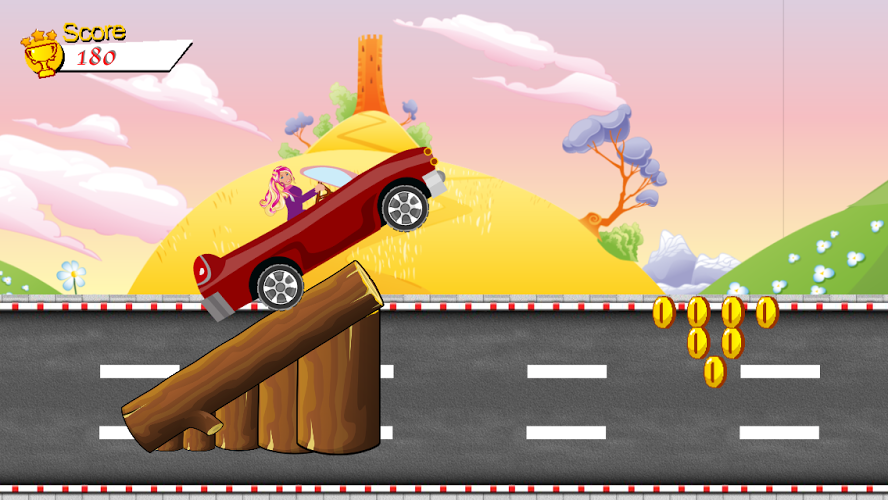 Traffic Car Racing for Barbie截图2