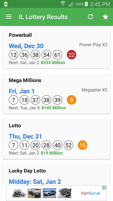 IL Lottery Results截图2