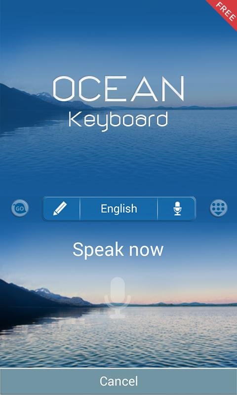 Ocean Emoji GO Keyboard Theme截图10