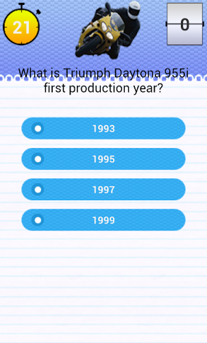 Quiz for Triumph 955i Fans截图3
