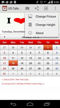 US Calendar Plus截图