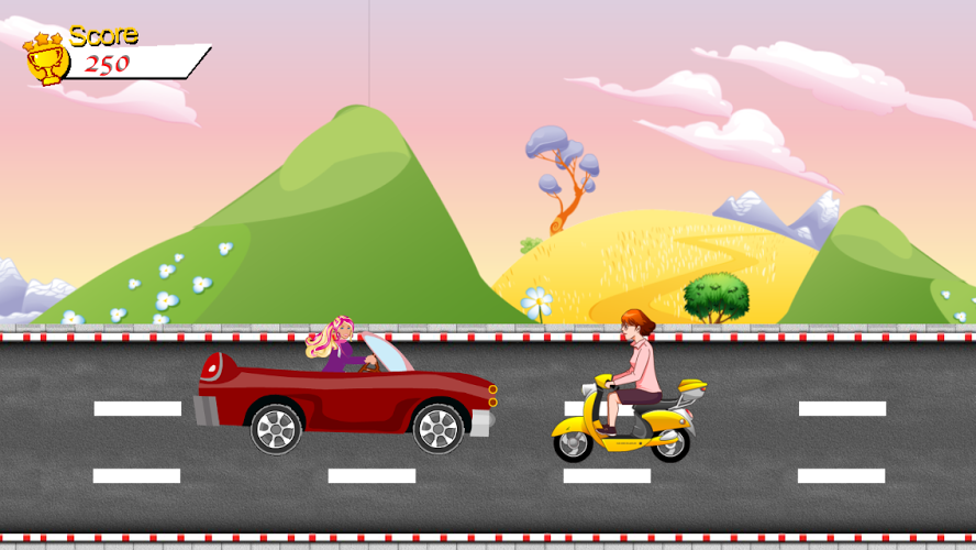 Traffic Car Racing for Barbie截图3