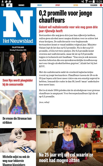 Het Nieuwsblad digitale krant截图8