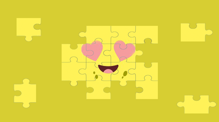 Puzzle Jigsaw funny emoji截图2