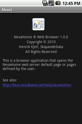NexaHome Web浏览器截图3