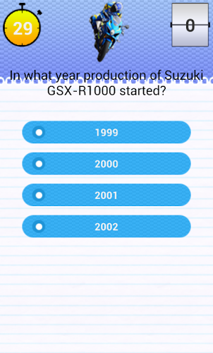 Quiz for Suzuki GSX-R1000 Fans截图3