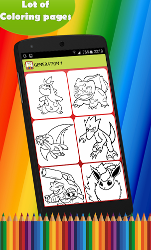 Coloring Book for Poke Monster截图3