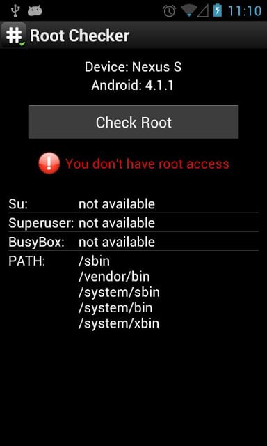 Root检查截图9