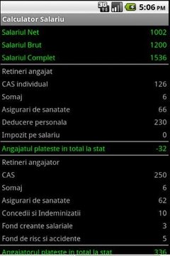 Calculator Salariu PayLex截图