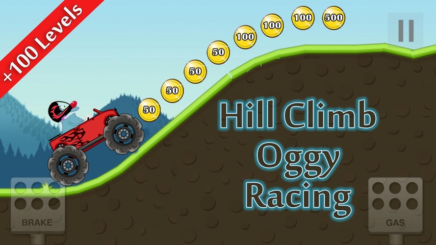 Hill Climb Oggy Racing截图1