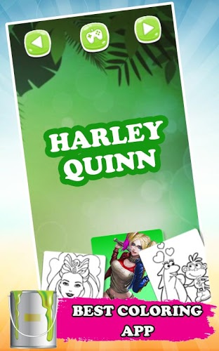 Coloring Harley Quinn 截图3