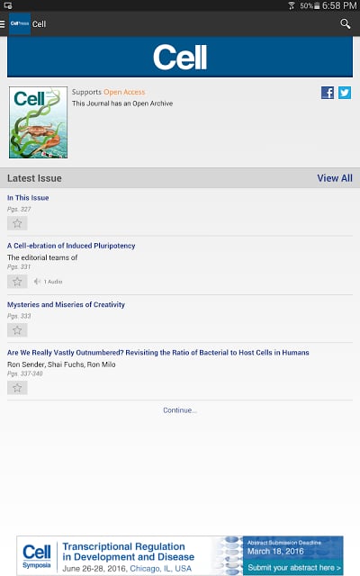 Cell Press Journal Reader截图11