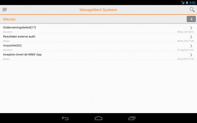 ManageMent Systeem Mobile截图7