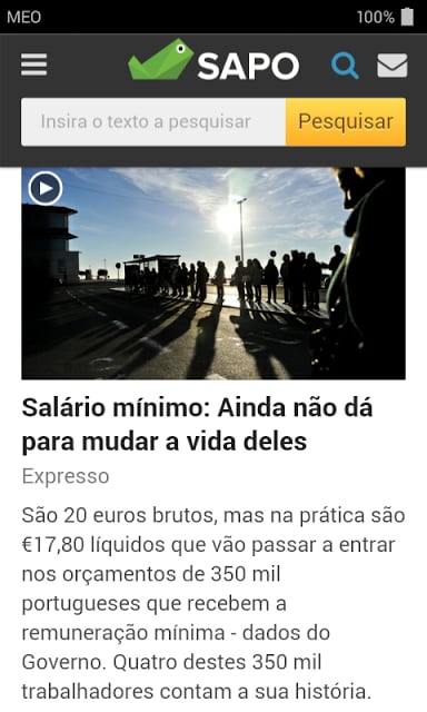 SAPO Mobile截图2