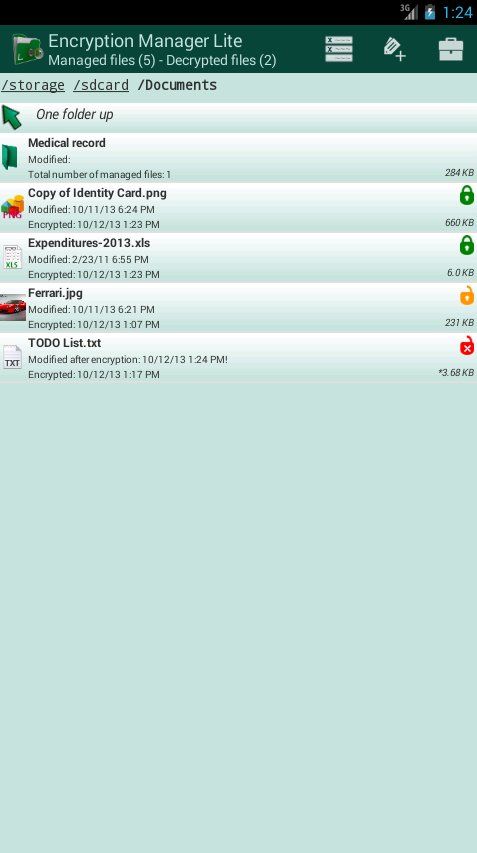 Encryption Manager Lite截图5