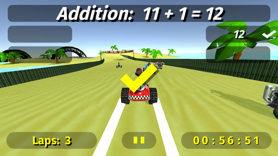 Math Karts Racing截图2