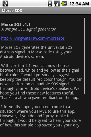 Morse SOS截图3