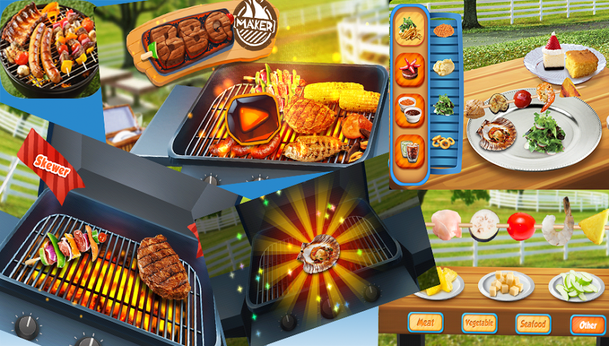 BBQ Grill Cooker-Cooking Game截图2