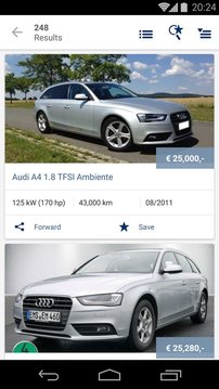 AutoScout24: mobile Auto Suche截图