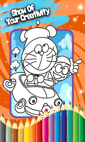 Coloring Book For Doraemon Fan截图1